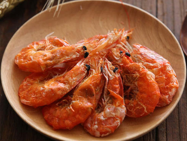 Dried shrimps in soft shell