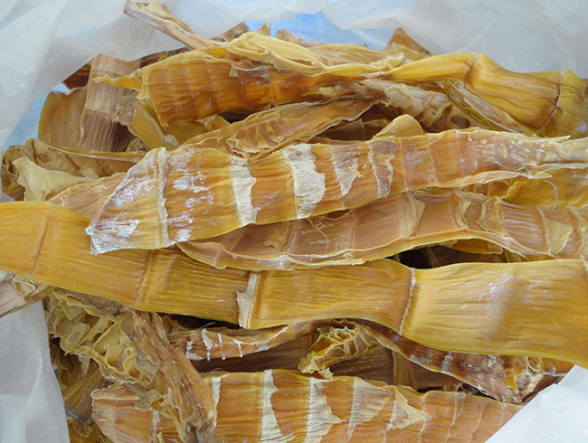 Dried bamboo shoots